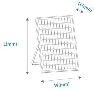 Solar panel dimension